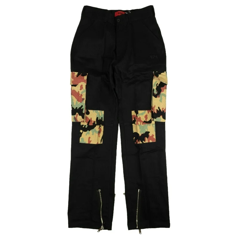 Shop men’s fashion at discount prices and save up to 70%!  424 On Fairfax Camo Cargo Pants - Black/Brown/Green