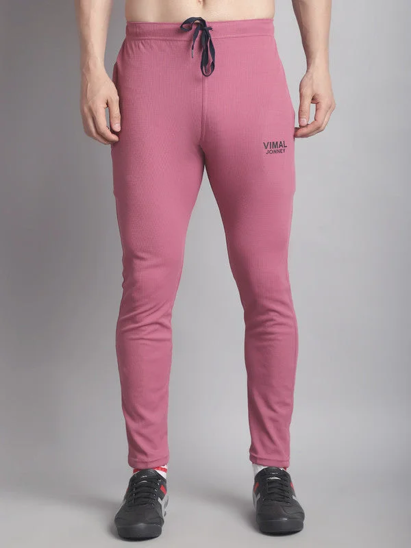 Huge deals on men’s clothing – Limited-time only! Vimal Jonney Solid Pink Regular Fit Polyster Lycra Trackpant For Men Huge deals on men’s clothing – Limited-time only! Vimal Jonney Solid Pink Regular Fit Polyster Lycra Trackpant For Men