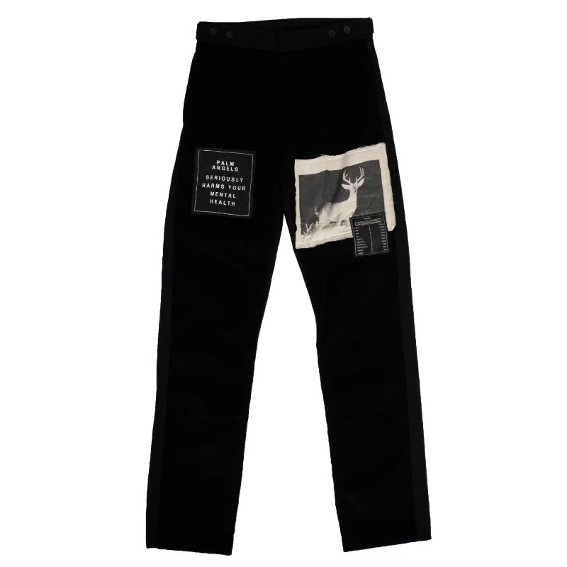 Get ready for the season with exclusive savings on trendy clothes. Men's Black Corduroy Patches Pants Get ready for the season with exclusive savings on trendy clothes. Men's Black Corduroy Patches Pants