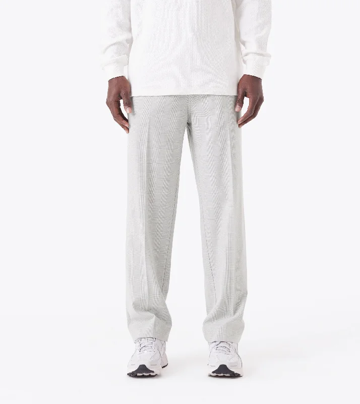Time to shop! Men’s clothing deals you can’t resist.  Check Box Pant Lt Grey