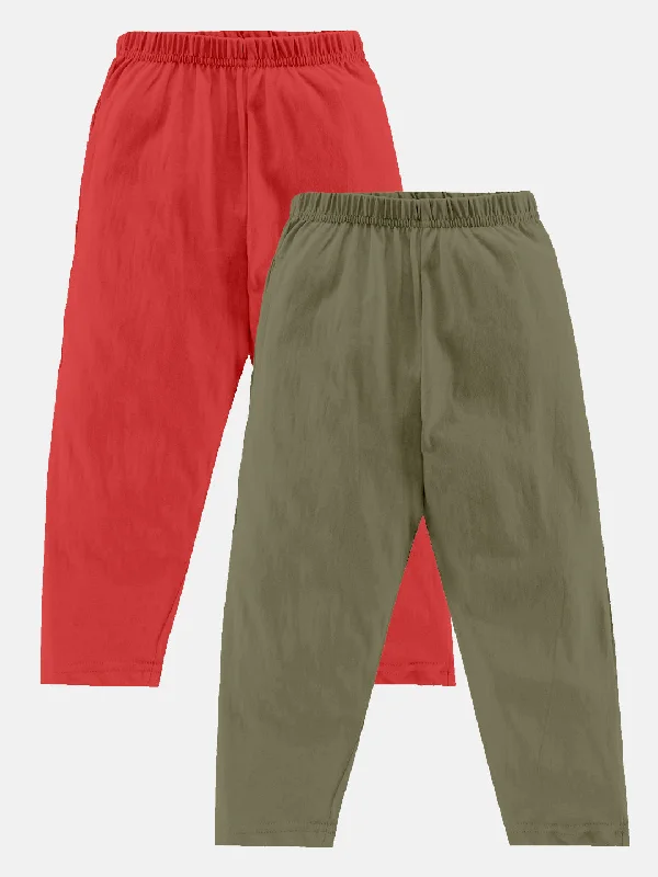 Red & Military Green