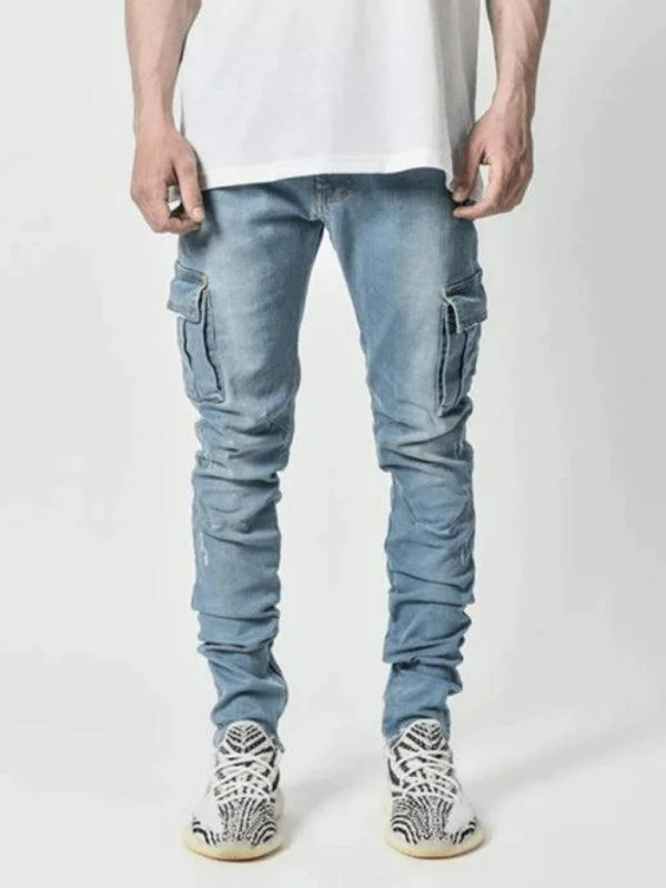 Shop affordable clothing – Limited-time only!  Skinny Cargo Jeans For Men