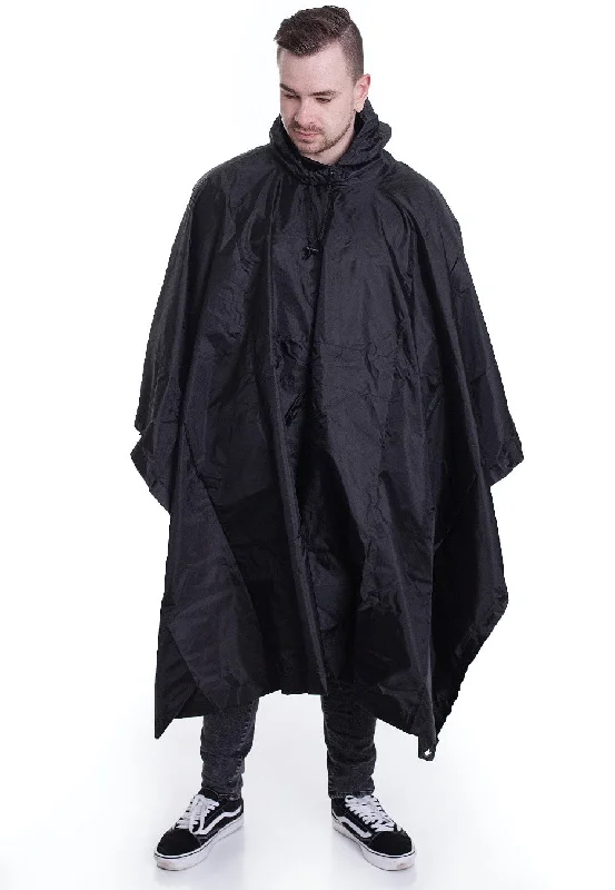 Last chance! Men’s clothing at unbeatable prices.  Brandit - Ripstop Black - Poncho