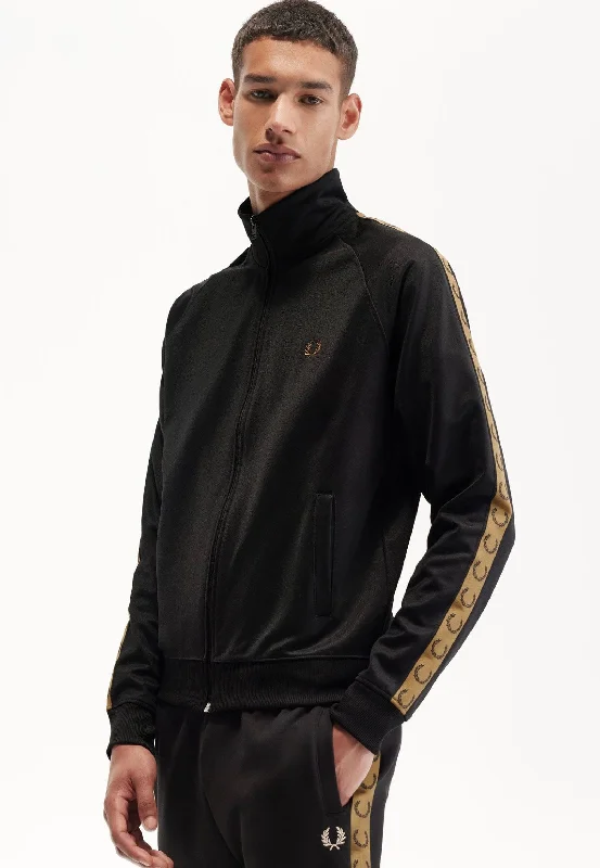 Shop fashion favorites at discounted prices – Limited time offer. Fred Perry - Contrast Tape Track Black/Warm Stone - Track Jacket Shop fashion favorites at discounted prices – Limited time offer. Fred Perry - Contrast Tape Track Black/Warm Stone - Track Jacket