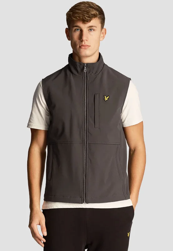Huge savings on popular clothing styles – Lyle & Scott - Softshell Gunmetal - Vest Huge savings on popular clothing styles – Lyle & Scott - Softshell Gunmetal - Vest