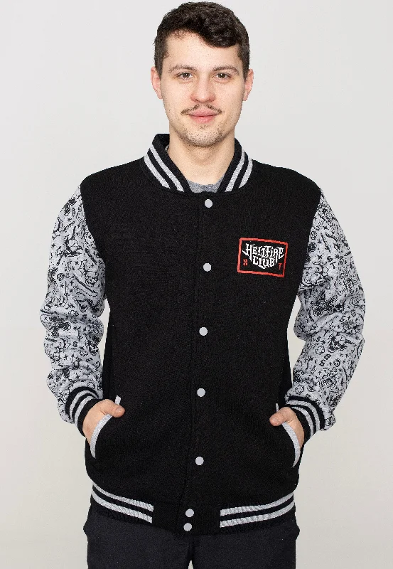 Exclusive online discounts – Shop clothing for every occasion! Stranger Things - Hellfire Club - College Jacket Exclusive online discounts – Shop clothing for every occasion! Stranger Things - Hellfire Club - College Jacket