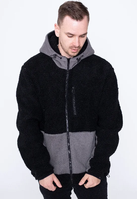 Hurry, the best clothing deals won’t last – Shop now for major savings.  Urban Classics - Hooded Sherpa Black/Asphalt - Jacket