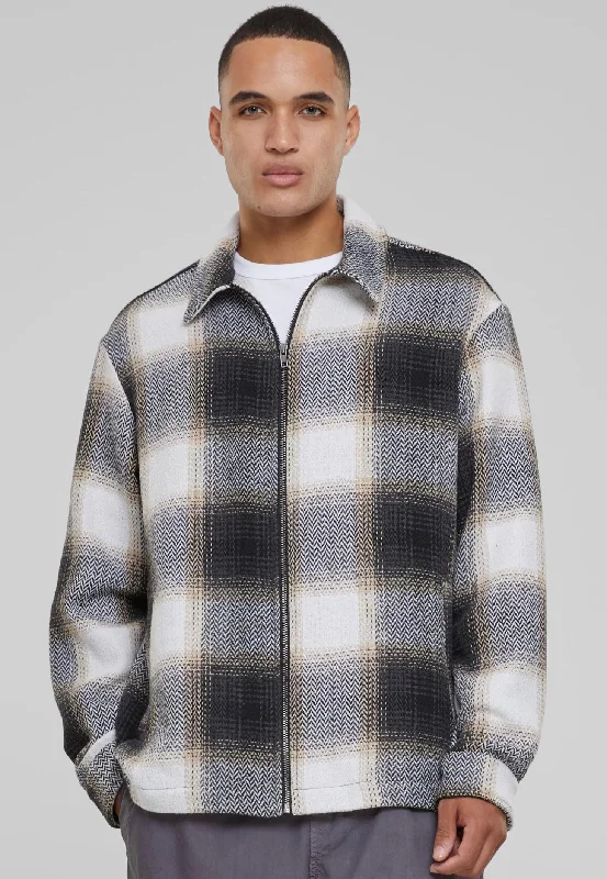 Top-rated clothing on sale – Shop now and get up to 80% off! Urban Classics - Zipped Shirt Wetsand/Black - Jacket Top-rated clothing on sale – Shop now and get up to 80% off! Urban Classics - Zipped Shirt Wetsand/Black - Jacket