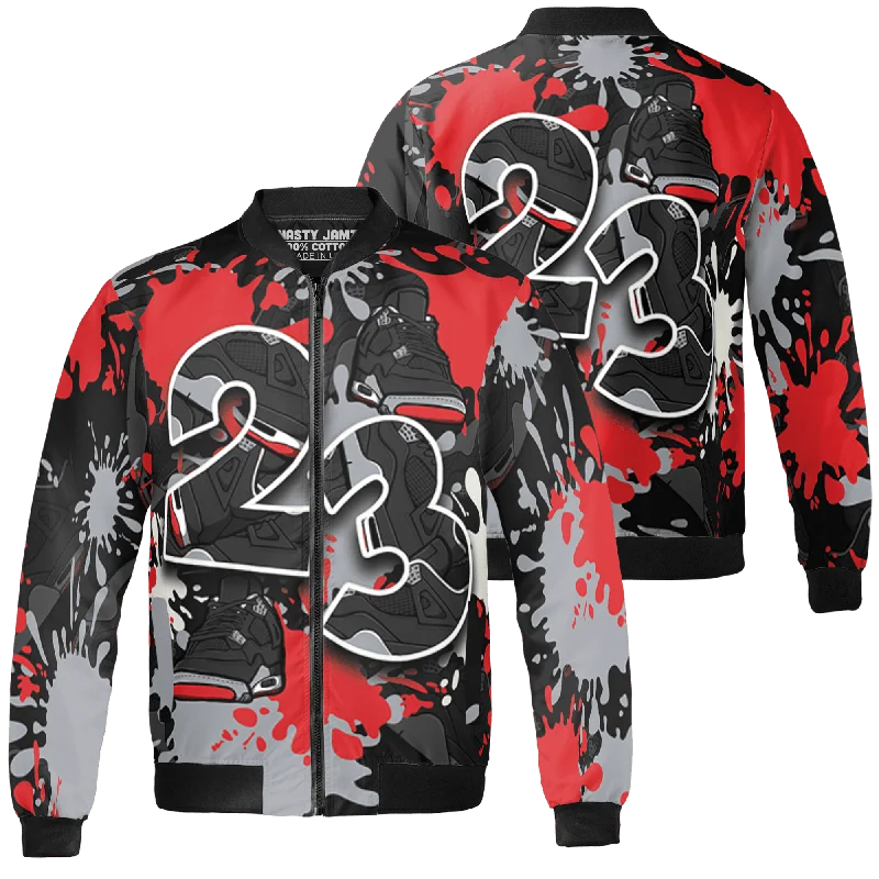 Shop our men's clothing collection for the best prices of the season. NastyJamz Bred Reimagined 4s Jacket Match Number 23 Paint Too Many Sneakers Shop our men's clothing collection for the best prices of the season. NastyJamz Bred Reimagined 4s Jacket Match Number 23 Paint Too Many Sneakers