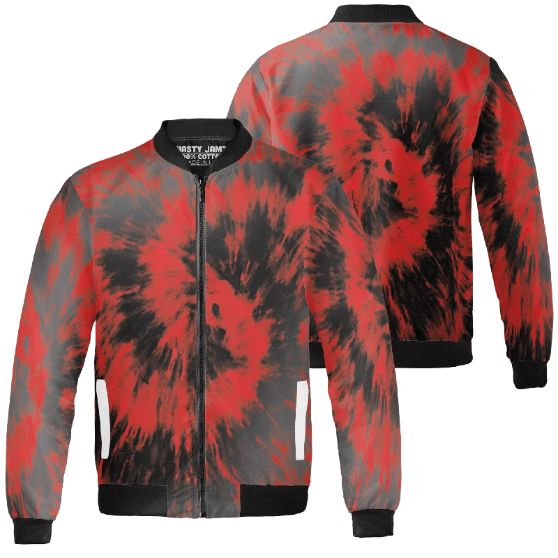 Shop now for fresh styles at discounted prices.  NastyJamz Bred Reimagined 4s Jacket Match Tye Dye 3D All-Over Print Spiral