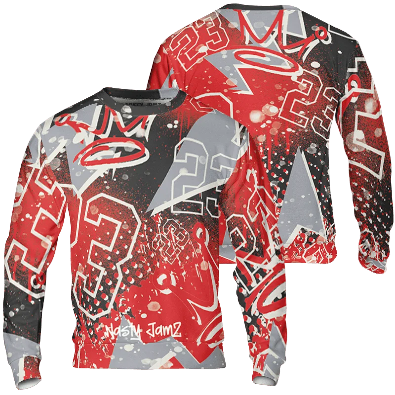 Shop now for the latest fashion trends and enjoy special promotions! NastyJamz Bred Reimagined 4s Sweatshirt Match 23 King 3D All-Over Print Zigzag Shop now for the latest fashion trends and enjoy special promotions! NastyJamz Bred Reimagined 4s Sweatshirt Match 23 King 3D All-Over Print Zigzag