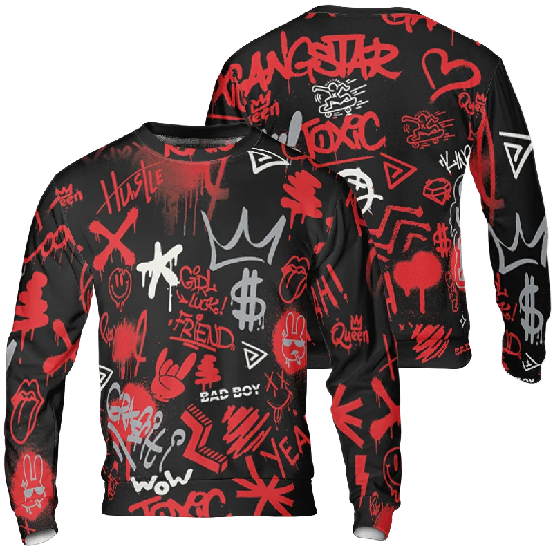 Men’s clothing at unbeatable prices – shop the sale today! NastyJamz Bred Reimagined 4s Sweatshirt Match Graffiti King 3D All-Over Print Doodle Style Men’s clothing at unbeatable prices – shop the sale today! NastyJamz Bred Reimagined 4s Sweatshirt Match Graffiti King 3D All-Over Print Doodle Style