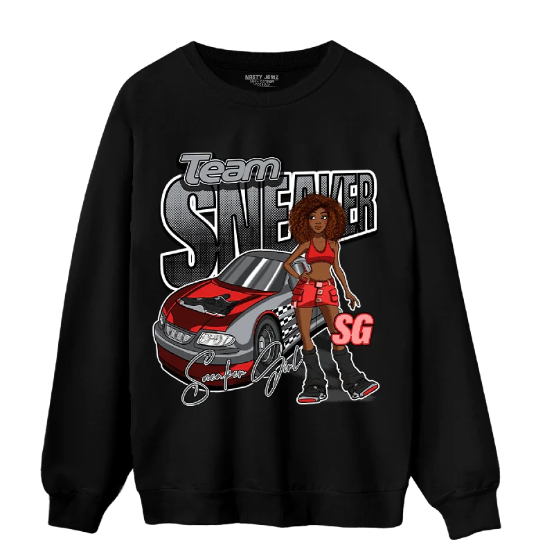 Buy more, save more – NastyJamz Bred Reimagined 4s Sweatshirt Match Team Sneaker Girl Buy more, save more – NastyJamz Bred Reimagined 4s Sweatshirt Match Team Sneaker Girl