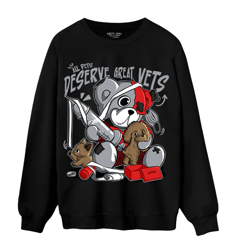 Upgrade your wardrobe with stylish clothing at discounted prices. NastyJamz Bred Reimagined 4s Sweatshirt Match Veterinary BER Upgrade your wardrobe with stylish clothing at discounted prices. NastyJamz Bred Reimagined 4s Sweatshirt Match Veterinary BER