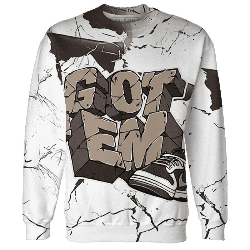 Shop stylish men’s clothing and enjoy amazing discounts. NastyJamz Dunk Low Baroque Brown Sweatshirt Match Got Em 3D All-Over Print Shop stylish men’s clothing and enjoy amazing discounts. NastyJamz Dunk Low Baroque Brown Sweatshirt Match Got Em 3D All-Over Print