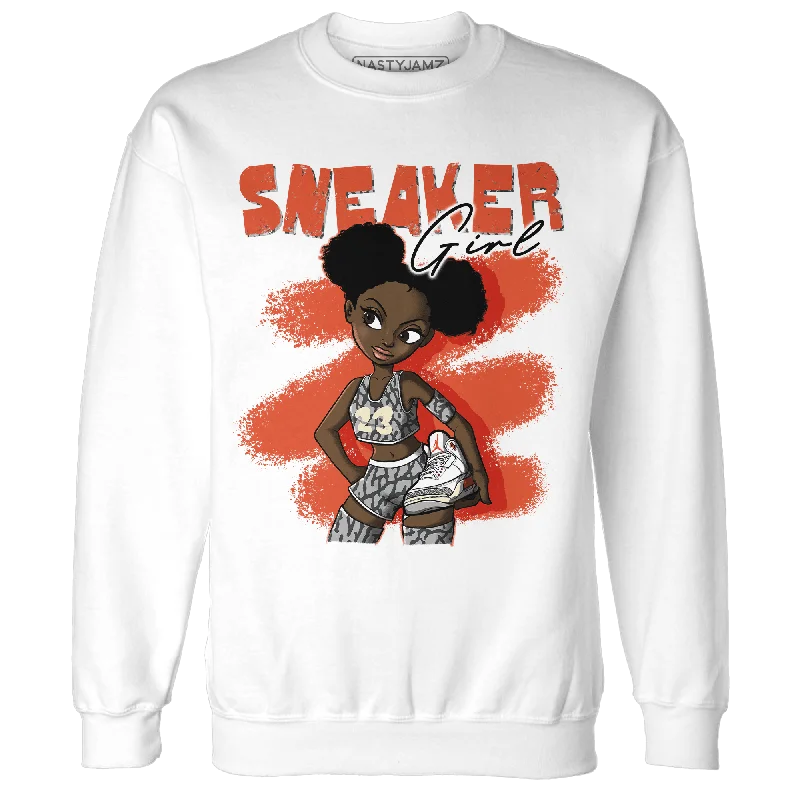 Seasonal discounts on stylish clothes – Perfect for any occasion!  NastyJamz Georgia Peach 3s Sweatshirt Match Black Sneaker Girl