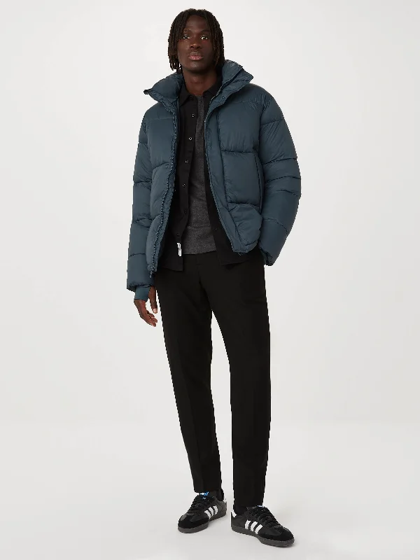 Shop stylish and affordable clothes –   The Boreal Puffer Jacket in Midnight Navy