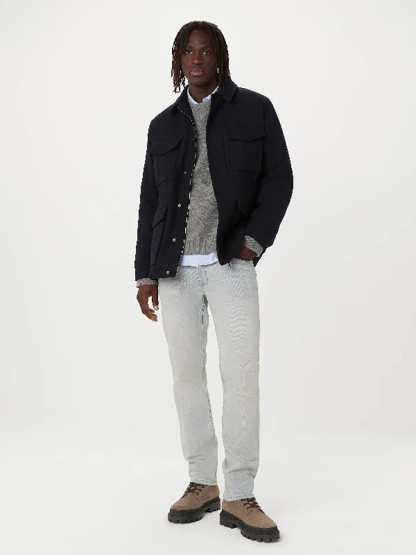 Huge deals on men’s clothing – Limited-time only! The Recycled Wool Field Jacket in Deep Blue Huge deals on men’s clothing – Limited-time only! The Recycled Wool Field Jacket in Deep Blue