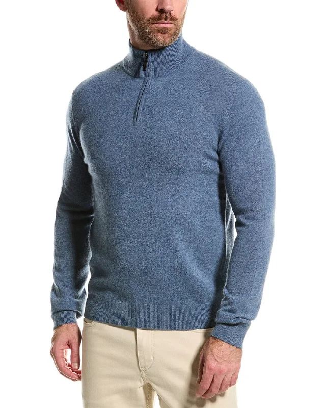 Big discounts – don’t miss out!  Alashan Cashmere 1/4-Zip Mock Sweater