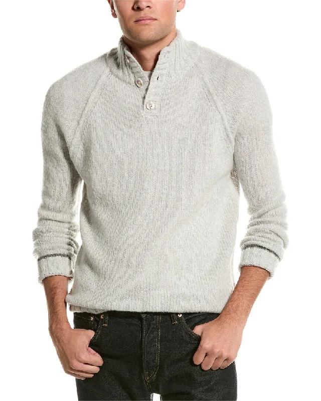 Shop new arrivals in clothing and save – Autumn Cashmere Raglan Wool & Cashmere-Blend Mock Sweater Shop new arrivals in clothing and save – Autumn Cashmere Raglan Wool & Cashmere-Blend Mock Sweater