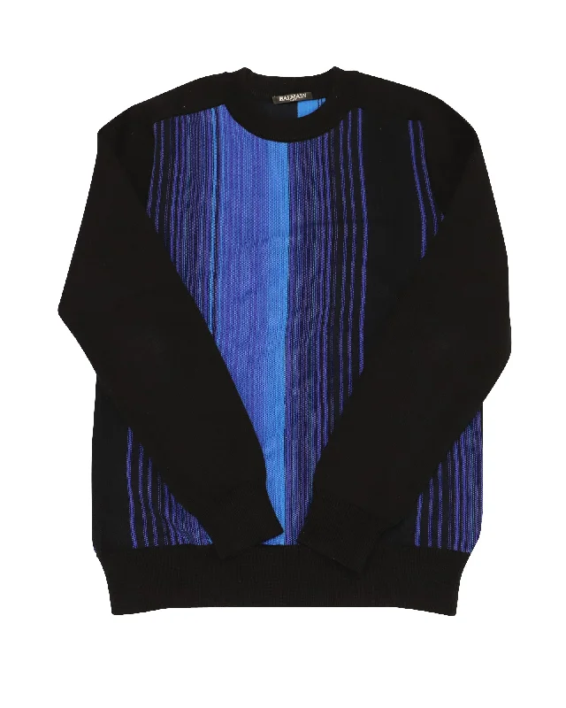 Shop smart, save big – men’s clothing sale on now! Balmain Tonal Stripe Sweatshirt in Multicolor Cotton Shop smart, save big – men’s clothing sale on now! Balmain Tonal Stripe Sweatshirt in Multicolor Cotton