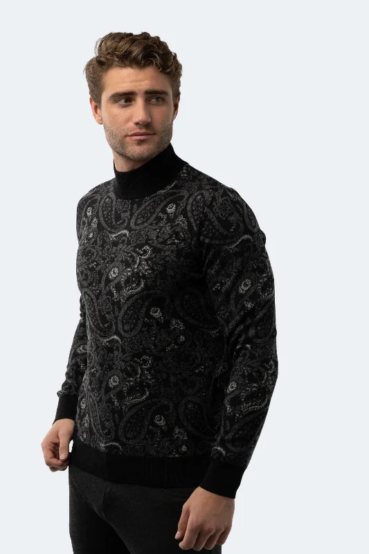 Best clothing deals . – Save up to 70% on trendy styles. Black Paisley Mockneck Sweater Best clothing deals . – Save up to 70% on trendy styles. Black Paisley Mockneck Sweater