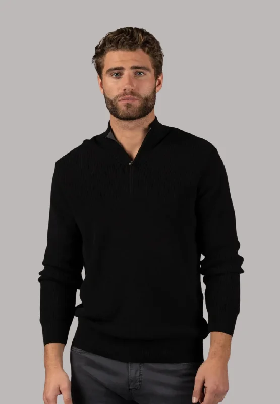 Get stylish outfits for every occasion – Shop now and save!  Black Quarter Zip