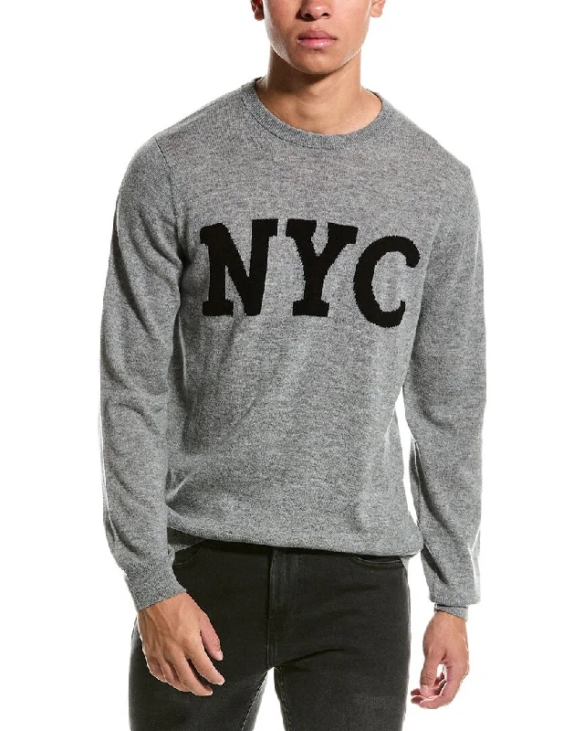 Flash discounts on men’s clothing – Don’t miss out! Brodie Cashmere Wool & Cashmere-Blend NYC Crewneck Sweater Flash discounts on men’s clothing – Don’t miss out! Brodie Cashmere Wool & Cashmere-Blend NYC Crewneck Sweater