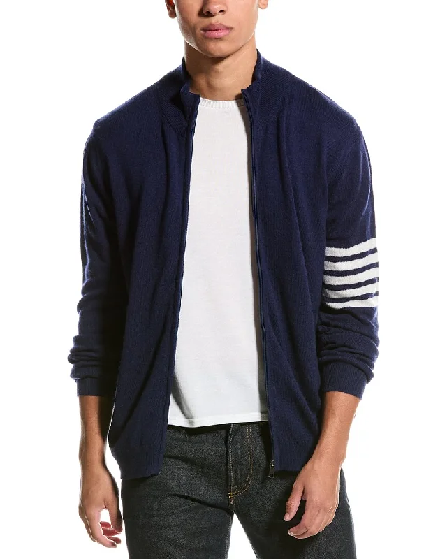 Save on stylish, high-quality clothing for every occasion – Brodie Cashmere Wool & Cashmere-Blend Stripe Sleeve Jacket Save on stylish, high-quality clothing for every occasion – Brodie Cashmere Wool & Cashmere-Blend Stripe Sleeve Jacket
