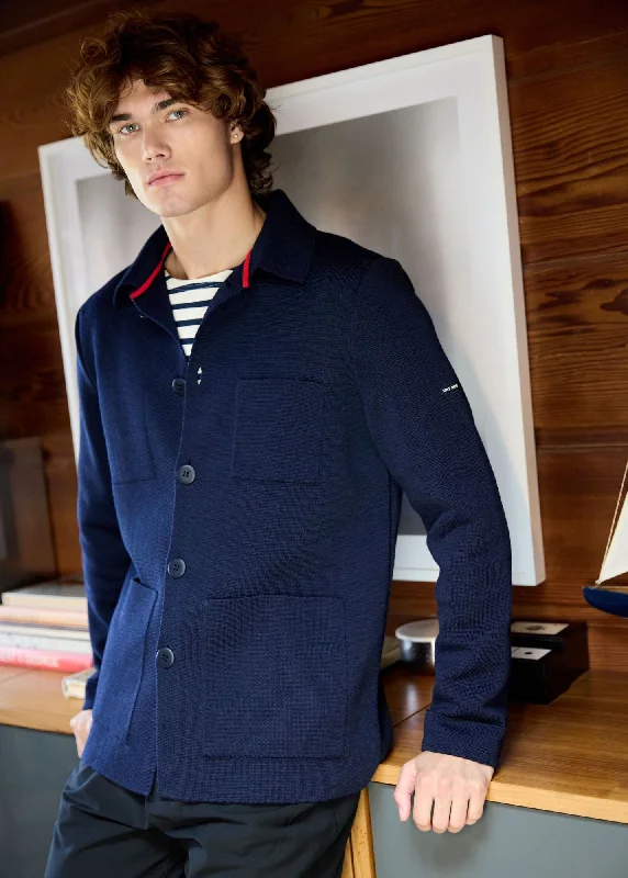 Shop clothing essentials at a fraction of the price – CORK II - Ponte Knit Wool Jacket With Buttons for Men (NAVY) Shop clothing essentials at a fraction of the price – CORK II - Ponte Knit Wool Jacket With Buttons for Men (NAVY)