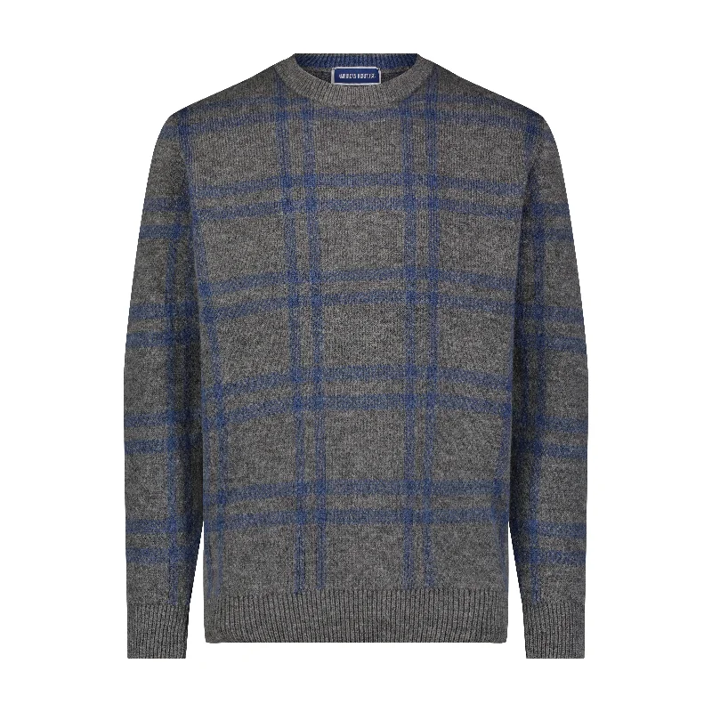 Top-rated clothing on sale – Shop now and get up to 80% off! Crew Neck Jacquard Grid Sweater Top-rated clothing on sale – Shop now and get up to 80% off! Crew Neck Jacquard Grid Sweater