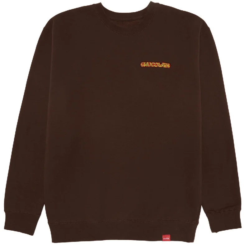 Shop the hottest fashion trends for less –  deals you can’t miss.  Chocolate Parliament Fleece Crewneck Sweater - Brown