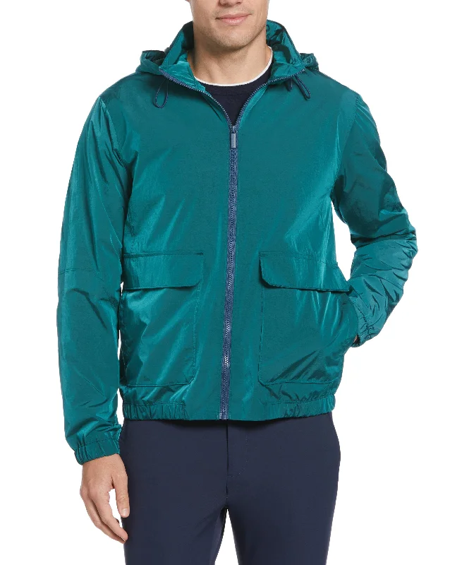 Seasonal sale  Iridescent Technical Field Jacket
