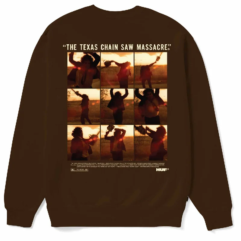 Shop men’s and women’s fashion at unbeatable prices today! Huf x Texas Chainsaw Massacre Unparalleled Terror Crewneck Sweater - Choco Shop men’s and women’s fashion at unbeatable prices today! Huf x Texas Chainsaw Massacre Unparalleled Terror Crewneck Sweater - Choco