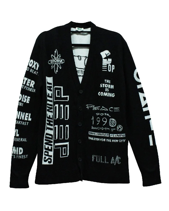 Men’s fashion sale – new deals added every day! Kenzo House Reggae Knit Cardigan in Black Cotton Men’s fashion sale – new deals added every day! Kenzo House Reggae Knit Cardigan in Black Cotton