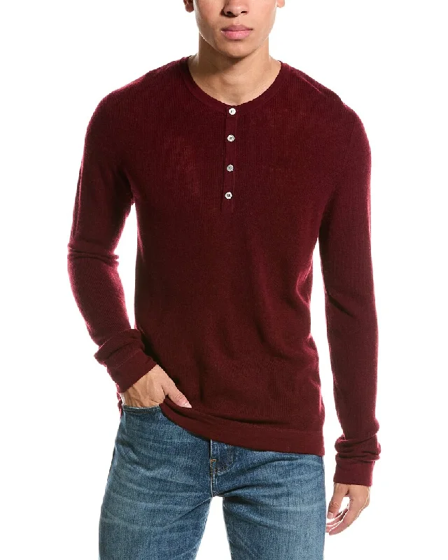 Exclusive offers on men’s wardrobe essentials – save more now!  Kier+J Wool & Cashmere-Blend Henley Sweater