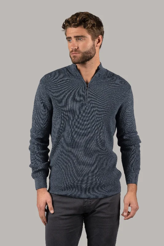 Unbeatable discounts on top-selling apparel – Only available online. Melange Indigo Quarter Zip Unbeatable discounts on top-selling apparel – Only available online. Melange Indigo Quarter Zip