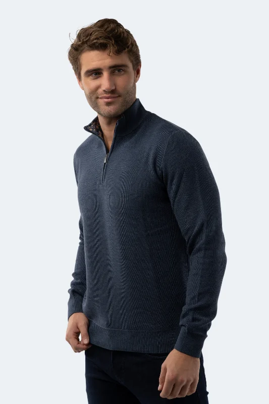 – Shop now and save big.  Melange Indigo Quarter Zip