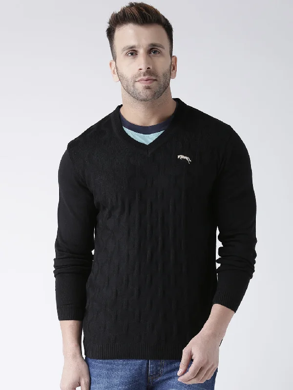 Get 20% off your first order of men’s fashion.  Men Black self Design Pullover