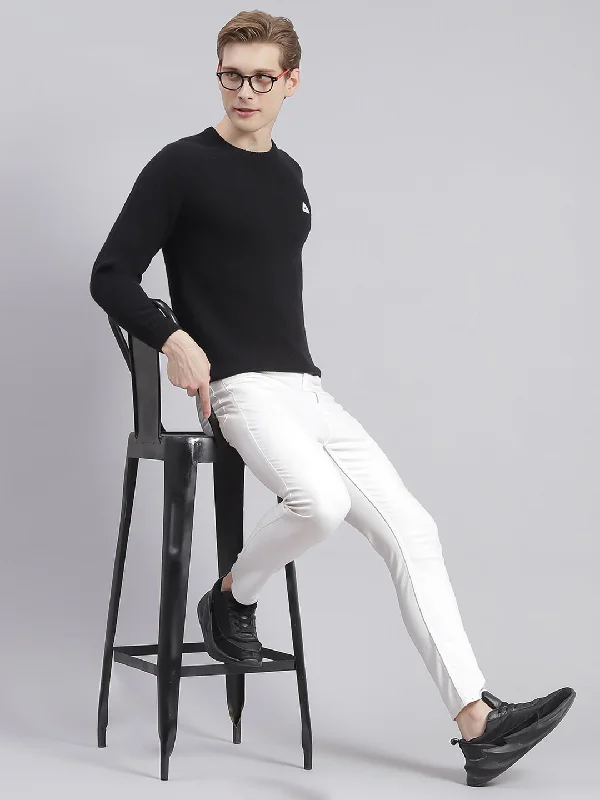 Shop the latest fashion trends with huge savings on all clothing. Men Black Solid Round Neck Full Sleeve Sweaters/Pullovers Shop the latest fashion trends with huge savings on all clothing. Men Black Solid Round Neck Full Sleeve Sweaters/Pullovers