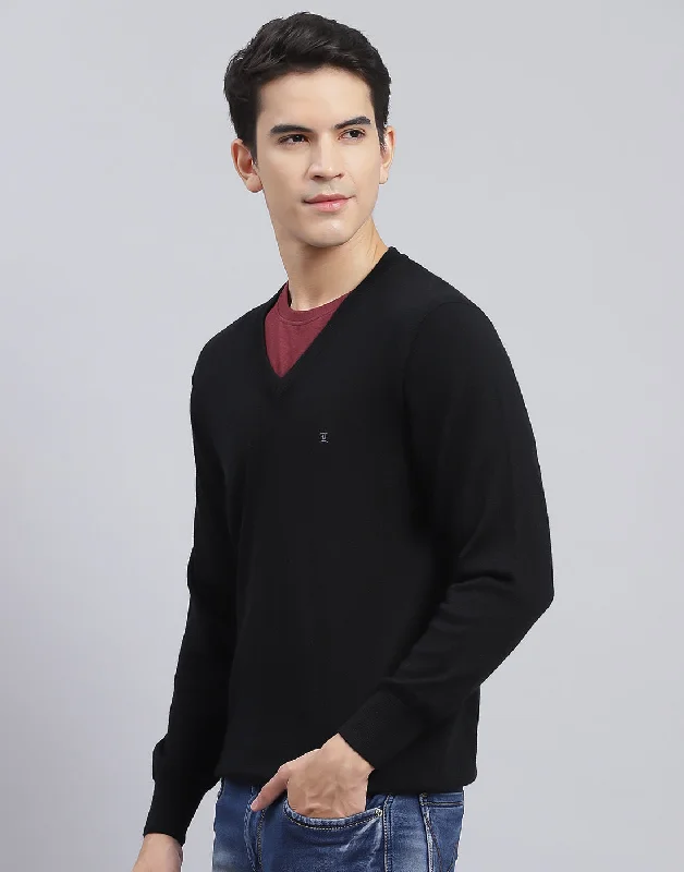 Bundle and save: Shop men’s fashion and enjoy exclusive discounts. Men Black Solid V Neck Full Sleeve Pullover Bundle and save: Shop men’s fashion and enjoy exclusive discounts. Men Black Solid V Neck Full Sleeve Pullover