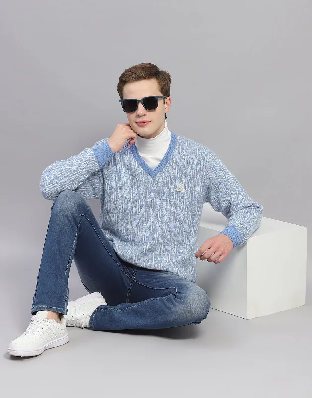 Grab your favorites before they’re gone – men’s clothing at great prices.  Men Blue Solid V Neck Full Sleeve Pullover