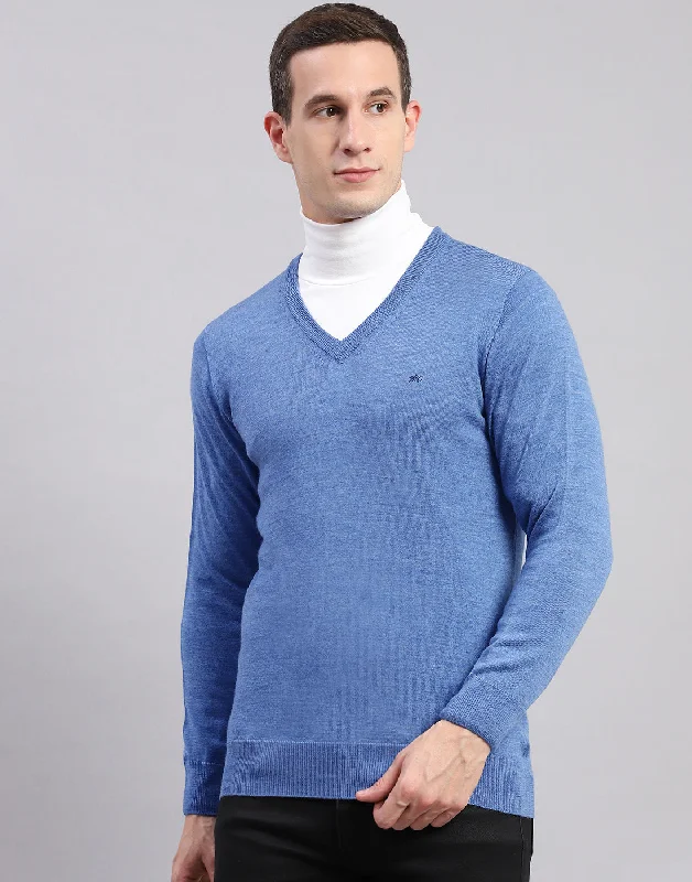 End-of-season clothing sale – Shop now for big savings! Men Blue Solid V Neck Full Sleeve Pullover End-of-season clothing sale – Shop now for big savings! Men Blue Solid V Neck Full Sleeve Pullover