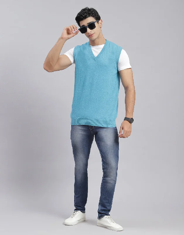 Look sharp without breaking the bank – men’s clothing sale now! Men Blue Solid V Neck Sleeveless Pullover Look sharp without breaking the bank – men’s clothing sale now! Men Blue Solid V Neck Sleeveless Pullover