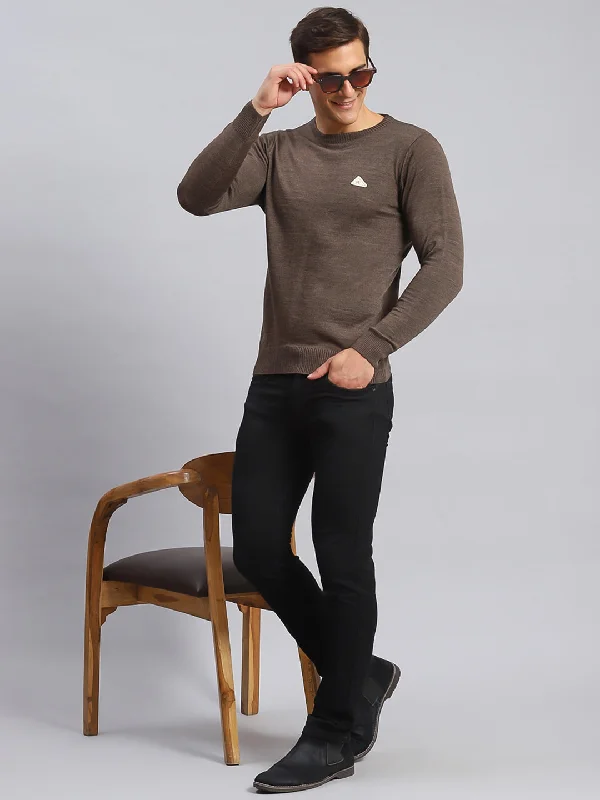 Hurry, the best deals on men’s fashion won’t last long! Men Brown Solid Wool blend Pullover Hurry, the best deals on men’s fashion won’t last long! Men Brown Solid Wool blend Pullover