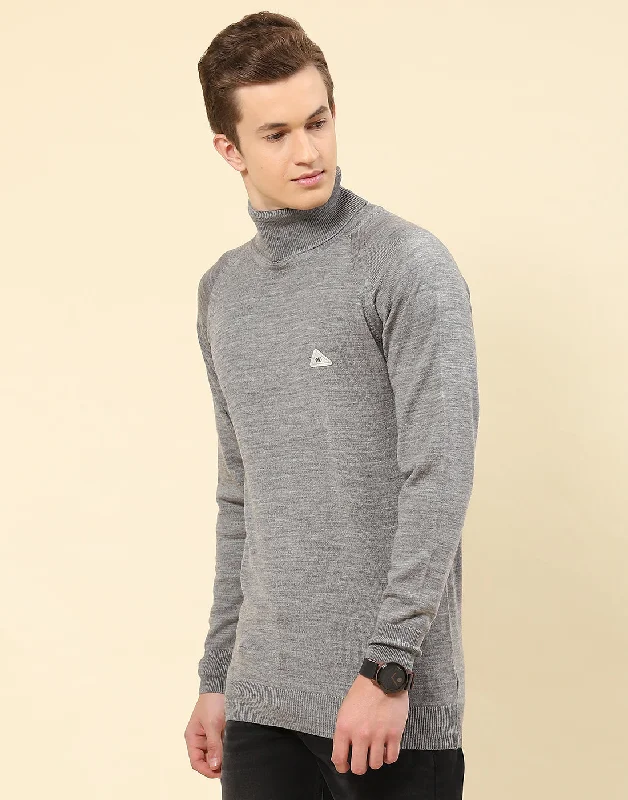 Shop affordable clothing for less – Big discounts online now. Men Grey Solid High Neck Full Sleeve Pullover Shop affordable clothing for less – Big discounts online now. Men Grey Solid High Neck Full Sleeve Pullover
