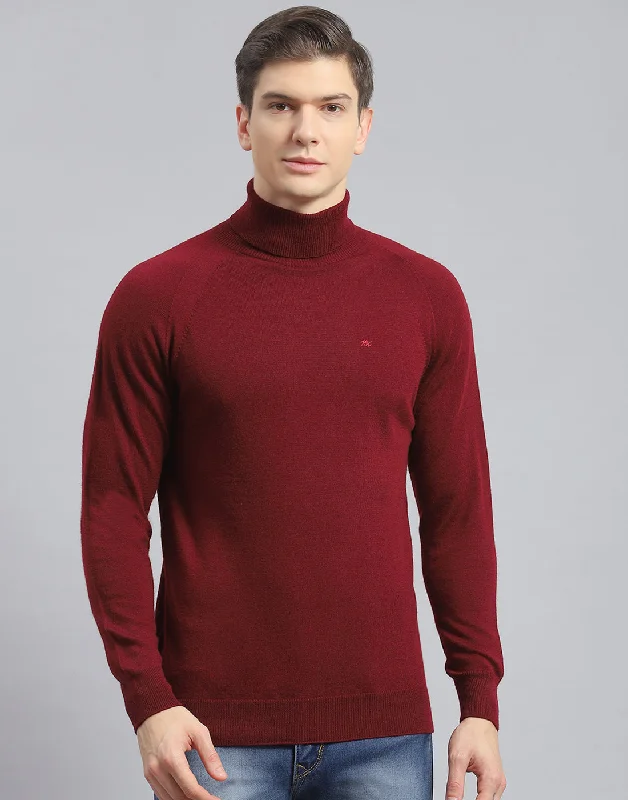 Flash sale: Men’s clothing essentials at irresistible prices! Men Maroon Solid High Neck Full Sleeve Pullover Flash sale: Men’s clothing essentials at irresistible prices! Men Maroon Solid High Neck Full Sleeve Pullover
