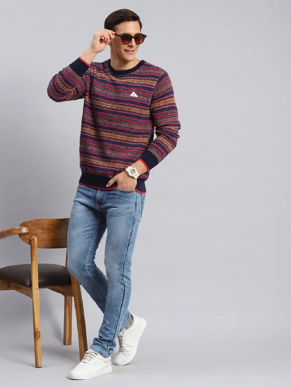 Big discounts – Shop now for amazing deals. Men Navy Blue Jaquard Lamb wool Pullover Big discounts – Shop now for amazing deals. Men Navy Blue Jaquard Lamb wool Pullover