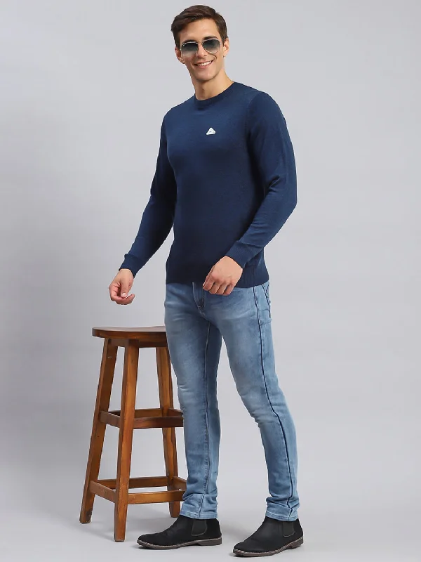 Last chance! Men’s clothing at unbeatable prices. Men Navy Blue Solid Wool blend Pullover Last chance! Men’s clothing at unbeatable prices. Men Navy Blue Solid Wool blend Pullover