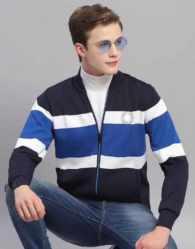 Huge deals on men’s clothing – Limited-time only! Men Navy Blue Stripe Mandarin Collar Full Sleeve Pullover Huge deals on men’s clothing – Limited-time only! Men Navy Blue Stripe Mandarin Collar Full Sleeve Pullover